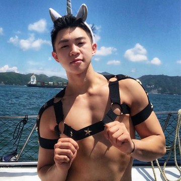 男士跑大趴胸帶肩帶性感夜店裝備跳舞尼龍彈力肌肉束帶黑