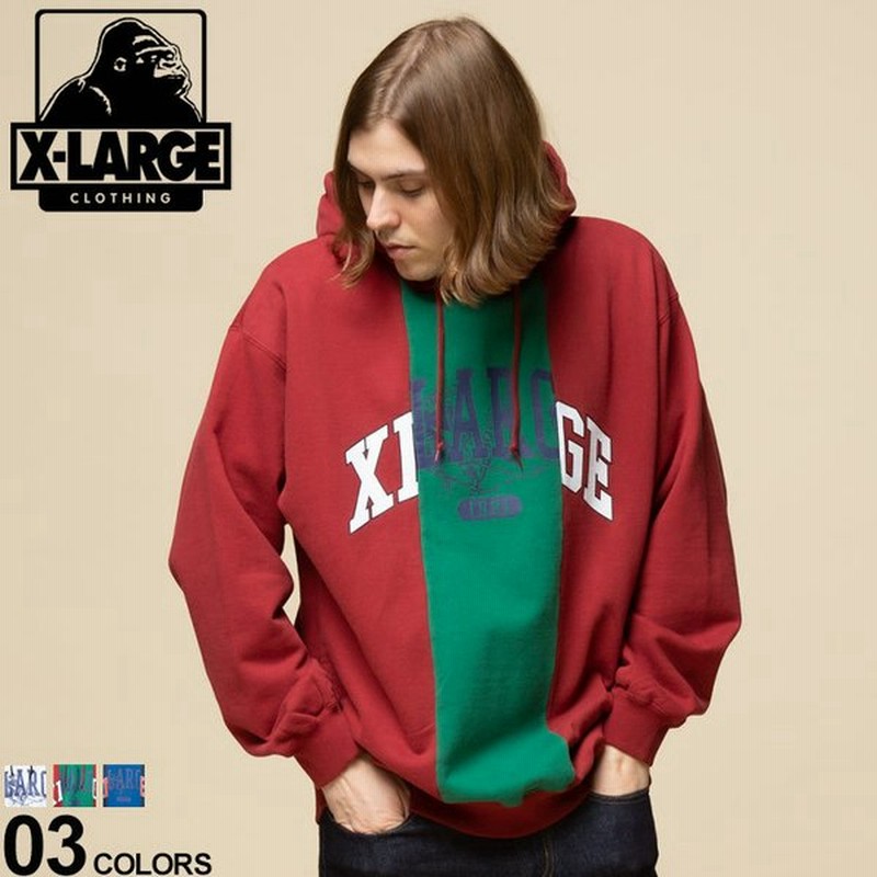 エクストララージ パーカー Xlarge 配色切り替え プルパーカー プリント プルオーバー 裏毛 春 秋 冬 スウェット ストリート 通販 Lineポイント最大0 5 Get Lineショッピング
