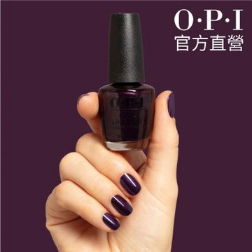 OPI 午夜林肯公園 經典指甲油-NLF046．小黑蓋/經典點播系列指彩/美甲彩繪/官方直營