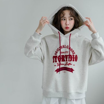 現貨★連帽抽繩英字STOR上衣(共2色)0106 【NR3022】