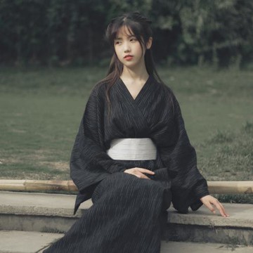 長袍情侶款日式萬圣節和服