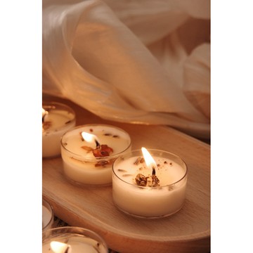 草藥靈氣能量蠟燭 魔法許願蠟燭 純植物精油 100%大豆蠟 手工製作 淨化 愛情 招財 去除負能量 冥想