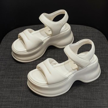 厚底涼鞋女2025年夏季新款外穿時尚休息百搭運動高級感女學生涼鞋