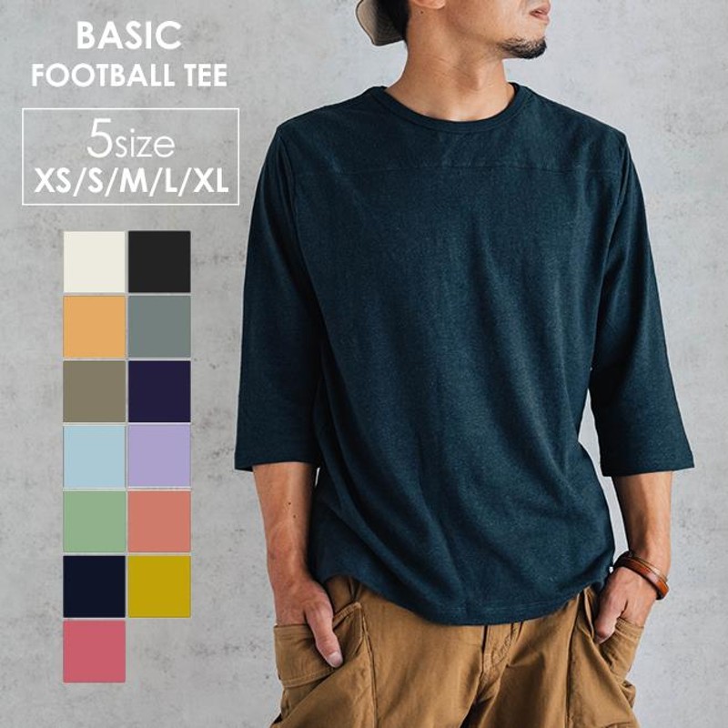 GOHEMP ゴーヘンプ BASIC FOOTBALL TEE Tシャツ 7分丈 カットソー ...