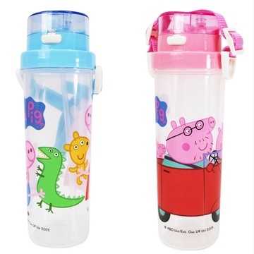 媽媽買 吉伊卡哇 佩佩豬 汪汪隊立大功 巧虎 角落小夥伴 KITTY 美樂蒂 大耳狗 小巧吸管水壺(500ml)
