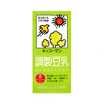 KIKKOMAN 龜甲萬 調製豆乳 植物性蛋白飲料  1L  1瓶