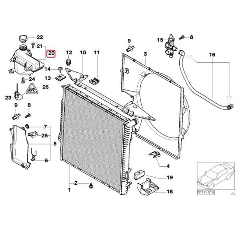 BMW X5/E53 Z3/E36 ラジエーターサブタンク/リザーバータンク/エクスパンションタンク 17107514964 17111705613  17107503769 通販 LINEポイント最大0.5%GET LINEショッピング