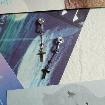 小日祝福 無痛耳夾 / silver