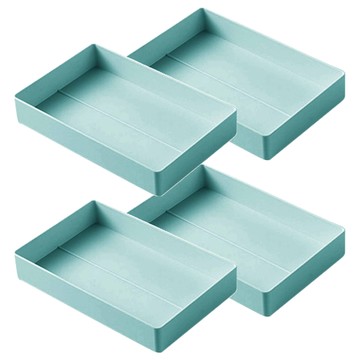 日式桌面文具盒 小  4個  綠色 - 專櫃級桌面收納