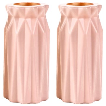 北歐簡約花瓶 110g 單個  8.5 x 17cm 瓶口寬5cm  粉色