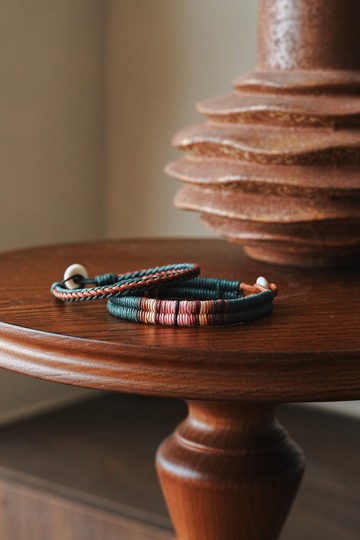 岩花 | 漸層接線編織手環