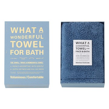 THE BATH TOWEL SOFT THE 柔軟浴巾  藍色  1條