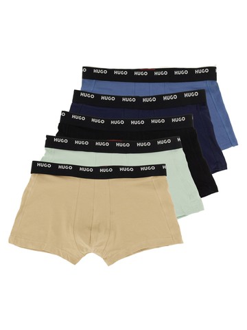 hugo pack of five boxer shorts