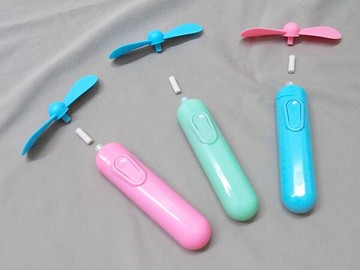 電動橡皮擦風扇 多功能風扇馬卡龍風扇 旋轉橡皮擦 素描畫橡皮擦 事務用品 贈品禮品