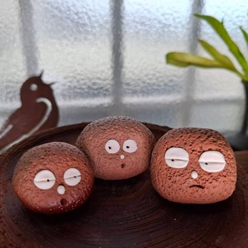 陶偶一家人系列- 7號 療癒系手作陶偶 文創 擺飾