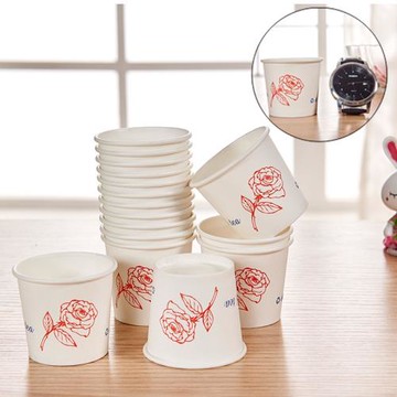 【佳裕】60ml加厚一次性試喝試吃試飲杯酒盅品嘗杯迷你一口杯紙杯