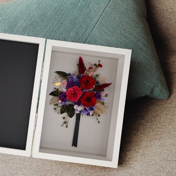 立體永生花相架 - 花影時光 (醇)