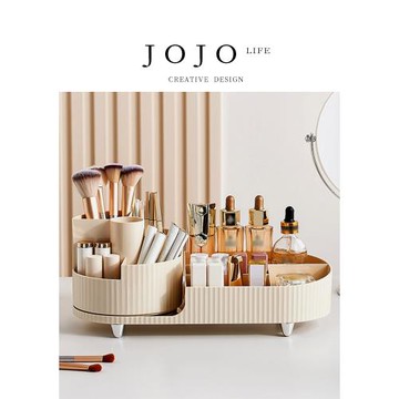 JOJO'S L. PD.Jani.收納盒旋轉筆筒梳妝臺桌面化妝品置物架丨亞尼