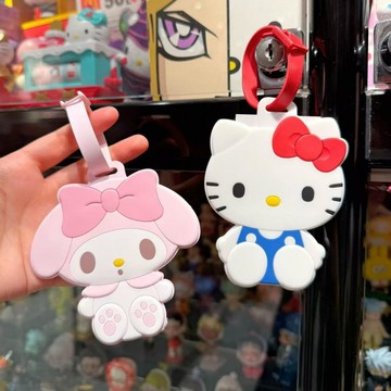 🔥臺灣出貨🔥旅行必備好物防丟牌日本三麗鷗Sanrio Kitty行李箱吊牌旅行箱掛牌