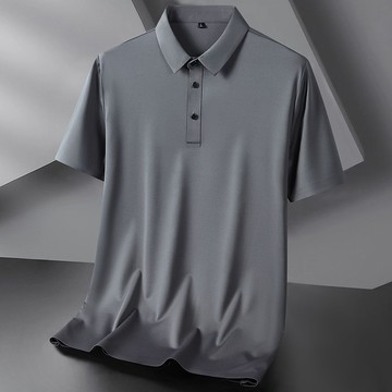 大碼男士短袖POLO衫 夏季男士短袖新款休閑吸汗POLO涼爽透氣翻領T恤百搭高檔純色