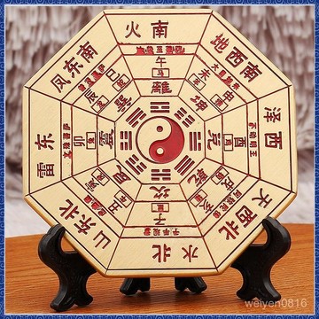 武德宫過爐開光🙏5月初更新-黃銅風水羅盤擺件家居喬遷太極八卦盤五行八卦鏡 金木水火土 免運 熱銷 師傅推薦