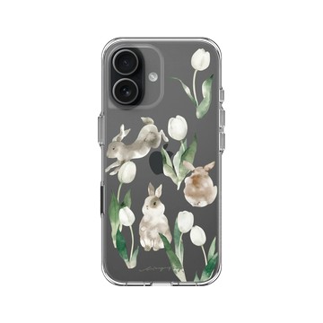 iPhone 17 Clear Case（相機按鈕） 透明 - 涼丰 LiangFeng - 野兔鬱金香