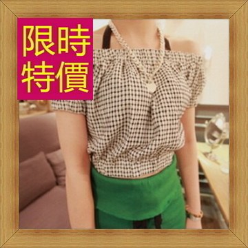 現貨+預購 T恤 短袖露肩裝-性感流行純棉質女短版上衣55a72【獨家進口】【米蘭精品】