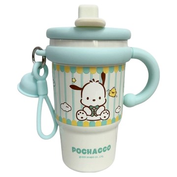 Sanrio 三麗鷗 優貝選 316大容量不鏽鋼保溫杯 1蓋兩用  綠色  1個  600ml