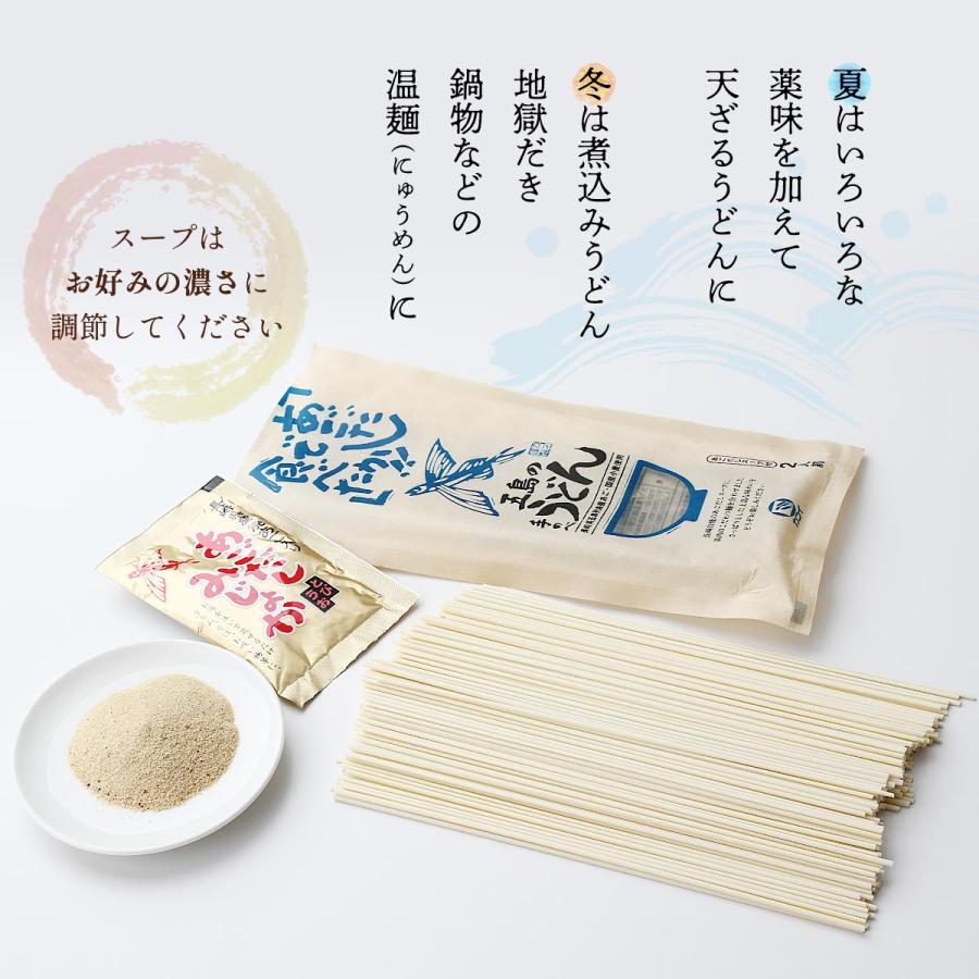 [カコイ食品] あごだしで食べたか 五島の手のべうどん 2人前 めん150g、スープ20g(10g×2)