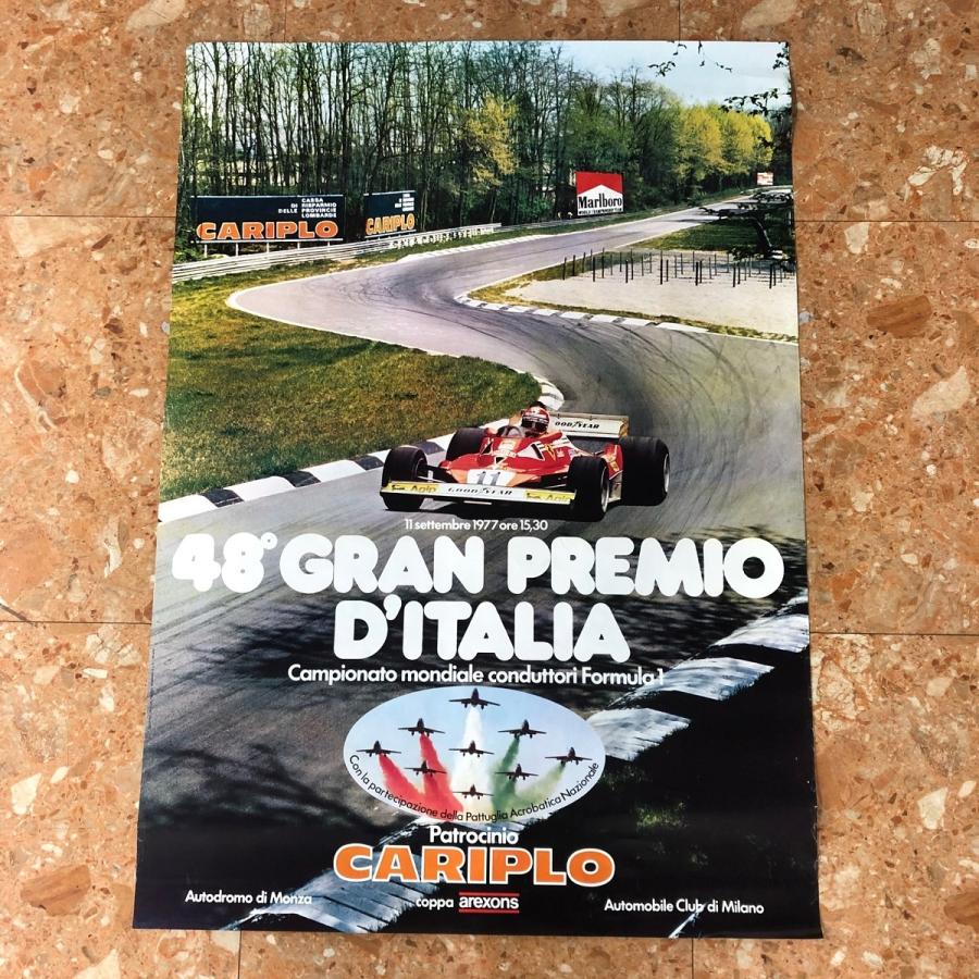 現品　GRAN　PREMIO　D'ITALIA　1977　ポスター