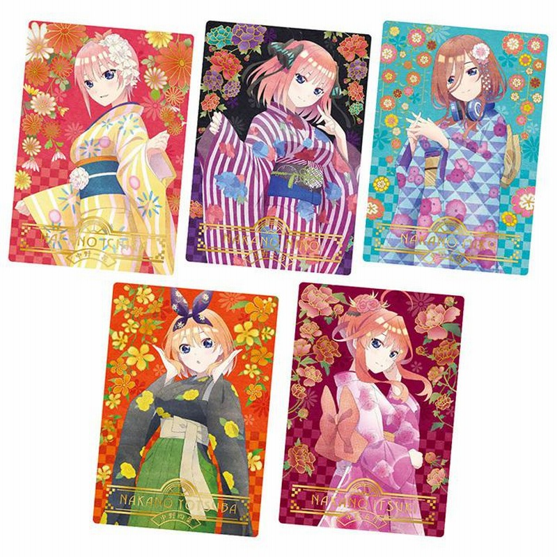 BANDAI Candy 五等分の花嫁∬ ウエハース 3 第3弾 20個入 BOX