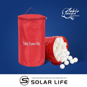 Solar Life 索樂生活 桌球裝球袋/可裝220顆.置球袋 桌球多球袋 乒乓球裝球袋 運動球袋 收球袋
