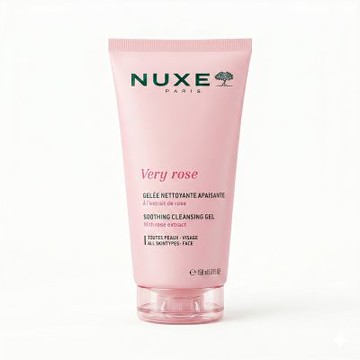 (即期品)NUXE 玫瑰柔舒潔膚凝膠 150ml 期效-2027/12/31 總代理公司貨