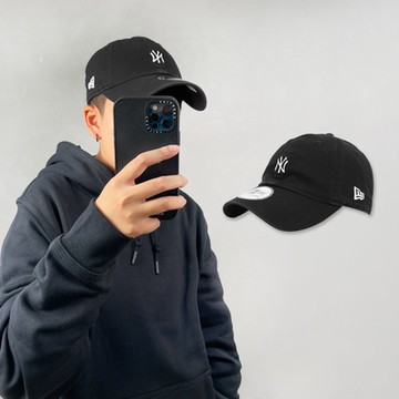 New Era 帽子 Classic MLB 紐約 洋基 NY 小LOGO 老帽 棒球帽 黑 白 百搭 NE12324429