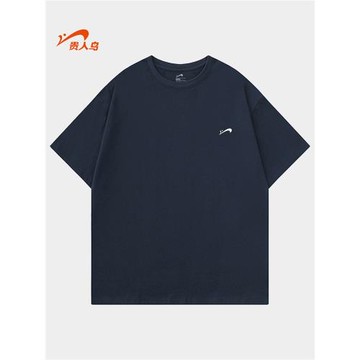 貴人鳥男生t恤短袖男夏季純棉半袖爸爸男裝中年男士上衣服男款夏
