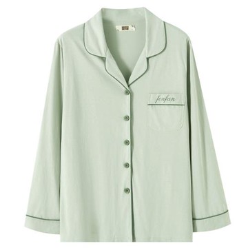 單件女睡衣上衣夏季中老年長袖女睡衣薄款長袖女睡衣空調房女睡衣