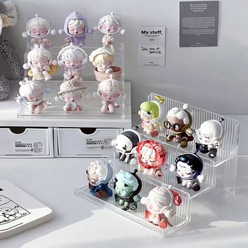 【台灣公司貨】公仔展示架 公仔收納架 壓克力展示架 階梯展示架 ㄇ型架 階梯架 展示架 陳列架 香水收納架 桌上展示架
