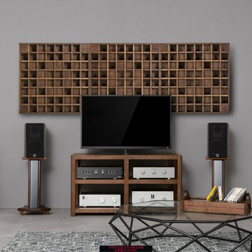 {臺灣公司貨 可打統編}GRAMOSOUND/歌摩生全實木音響機架功放架子專業設備柜子器材機架