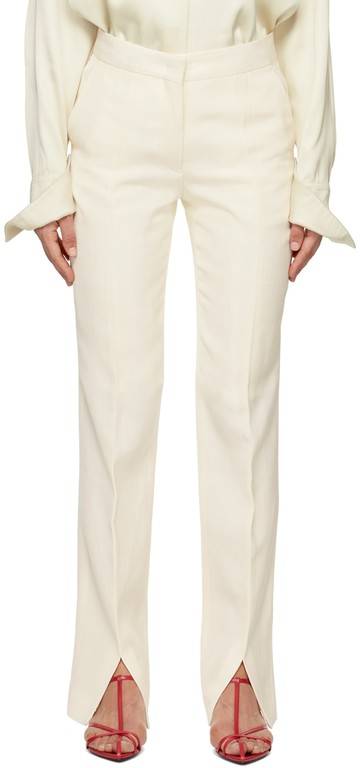 Jil Sander 灰白色 Tailored 长裤