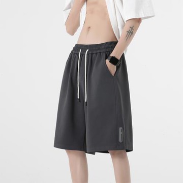 美式籃球短褲男生夏季運動褲子潮牌vintage痞帥五分褲過膝六分褲