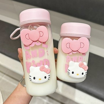 可愛水杯🎀 新款塑料杯超萌大容量水杯運動女學生ins便攜高顏值簡約隨手杯