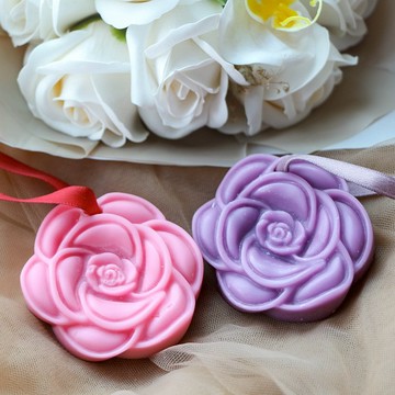 【客製化禮物】婚禮回禮/姊妹禮物/企業禮品 玫瑰香氛大豆蠟片