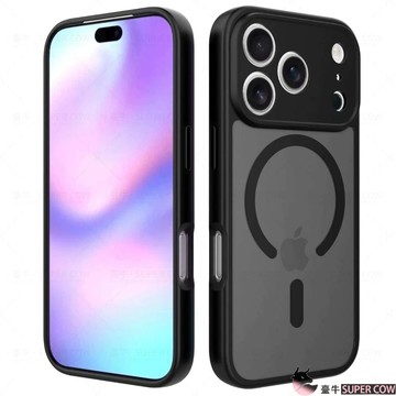 黑武士磁吸殼 適用iPhone 17 16 15 14 pro max 全包手機殼  iPhone 17Air 蘋果防摔