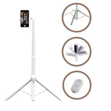 【MAGIPEA 美極品】三腳快開棒自拍棒 藍牙自拍棒 手機三腳架 自拍腳架 快開自拍棒 自拍腳架 藍芽腳架