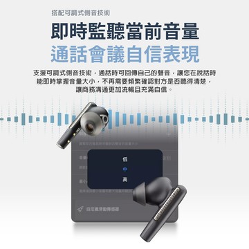 HP 惠普【Poly】Voyager Free 60 真無線藍牙耳機 耳塞式(黑色)