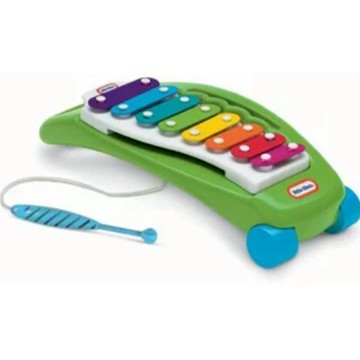 (不挑盒況)MG64298 小泰克-8階彩虹鐵琴 敲擊動作 促進肌肉發展 嬰幼兒