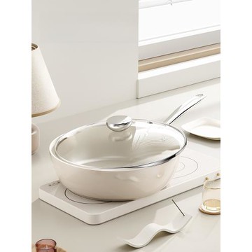 意大利ZPPSN陶瓷炒鍋家用不粘鍋電磁爐專用不沾無油煙平底麥飯石