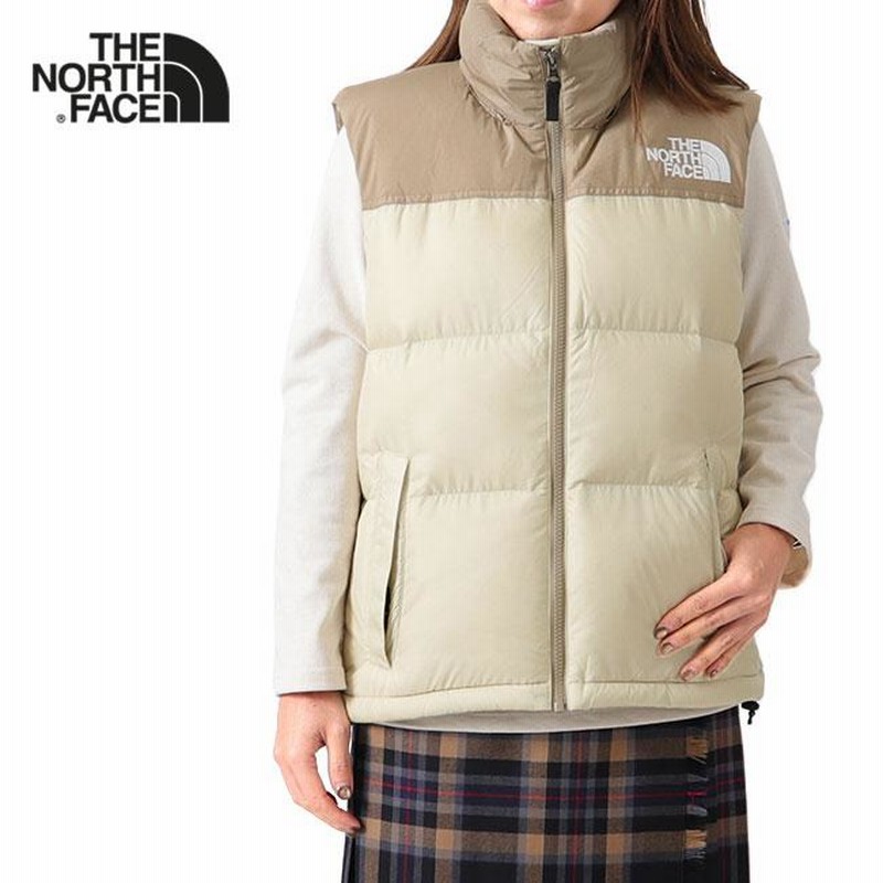 新品タグ付】THE NORTH FACE ダウンベスト レディース ヌプシ47cm×肩幅 