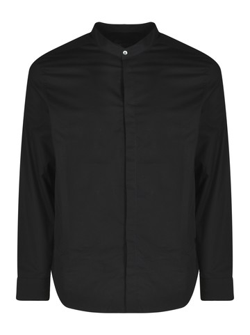 Dondup Band Collar Round Hem Plain Shirt