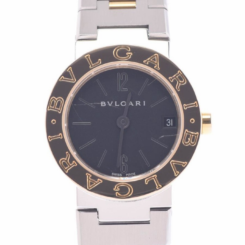 BVLGARI ブルガリ ブルガリブルガリ23 BB23SG レディース YG/SS 腕時計 クオーツ 黒文字盤 Bランク 中古 銀蔵 |  LINEショッピング